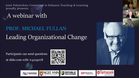 Thumbnail for entry Leading Organizational Change  with Michael Fullan