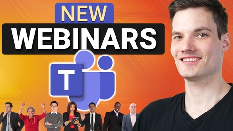 Thumbnail for 🙋🏻‍♂️ How to use Microsoft Teams Webinar