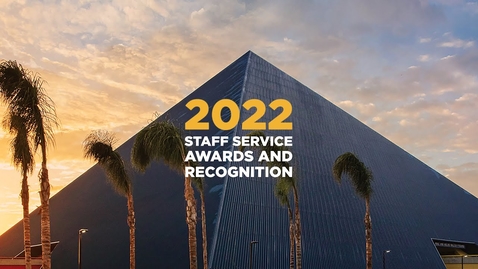Thumbnail for entry 2022 Staff Service Awards &amp; Recognition Event