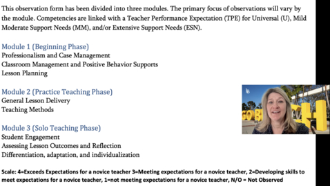 Thumbnail for Direct Observation Tool for Cooperating Teachers