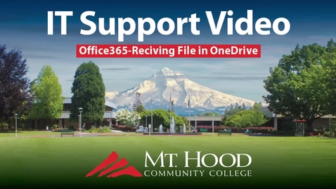 Thumbnail for Office 365 - Receiving a File in OneDrive