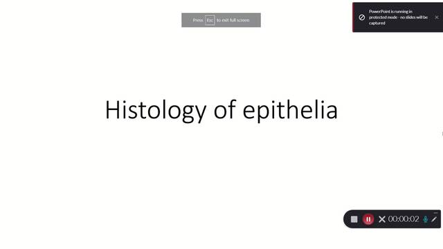 Lab W2 Histology Of epithelia