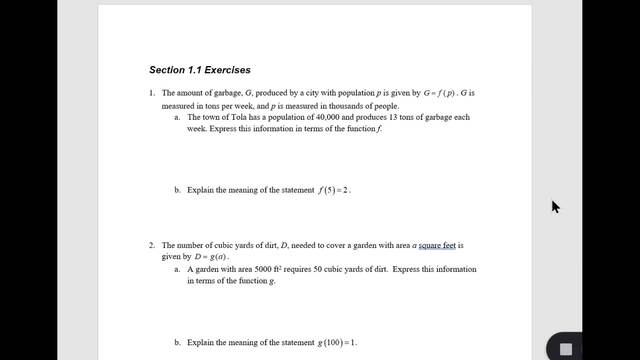 Text Section 1.1 Examples