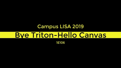 Thumbnail for Bye, TritonEd! Hello, Canvas!