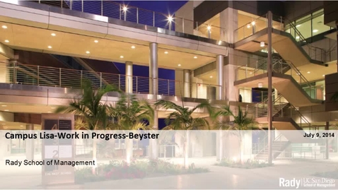 Thumbnail for 20140709-CampusLISA-WIP.mp4