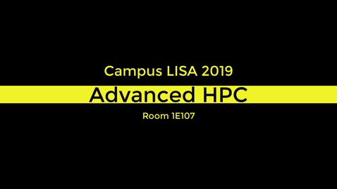 Thumbnail for entry Advanced HPC 