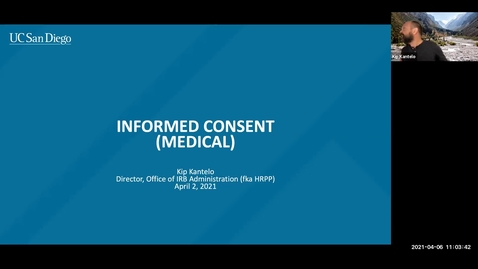 Thumbnail for Kuali IRB Policy Session: Informed Consent (Medical Research)