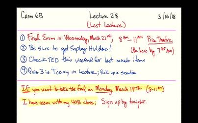 CHEM 6B - General Chemistry II - LE [D00] - Course Podcasts - UC 