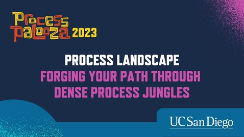 Thumbnail for Process Landscape: Forging your path through dense process jungles