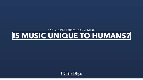 Thumbnail for 4 - Is Music Unique to Humans