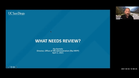 Thumbnail for Kuali IRB Policy Session: What Needs Review (Medical Research)