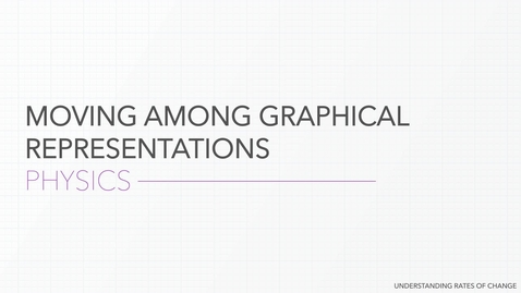 Thumbnail for Moving Among Graphical Representations - Physics