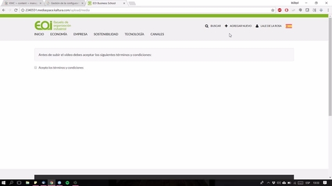 Miniatura para Categorías y metadatos EOI