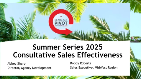 Thumbnail for Consultative Sales Effectiveness: Day 1
