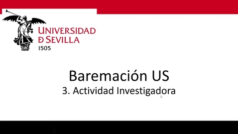 Miniatura para la entrada Bareprof 3 Actividad Investigadora