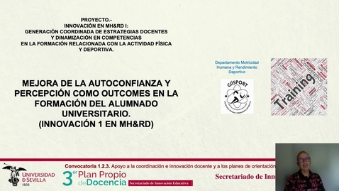 Miniatura para Mejora de la autoconfianza y percepción como outcomes en la formación del alumnado universitario. (Innovación 1 en MH&amp;RD)