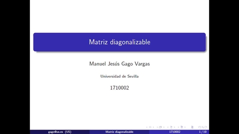 Miniatura para Matriz diagonalizable