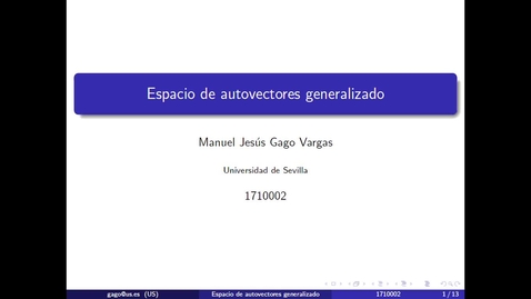 Miniatura para Espacio de autovectores generalizado