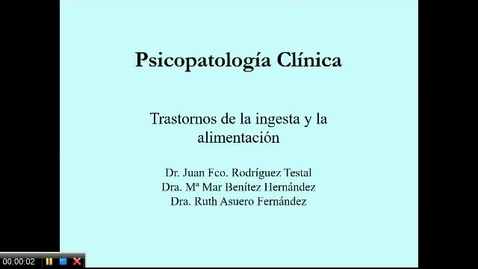 Thumbnail for Tema 8. Trastornos de la ingesta y de la conducta alimentaria