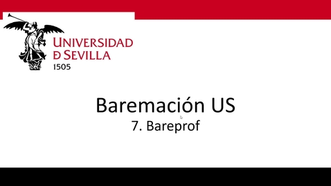 Miniatura para la entrada Bareprof 7 BAREPROF