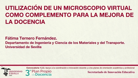 Miniatura para Utilización de un microscopio virtual como complemento para la mejora de la docencia