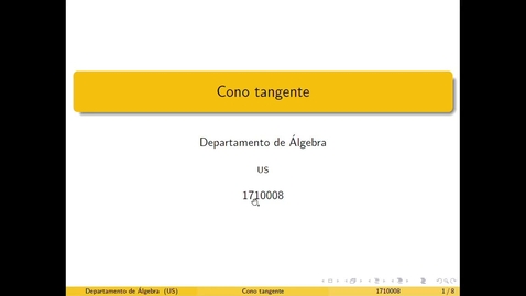 Miniatura para Cono tangente