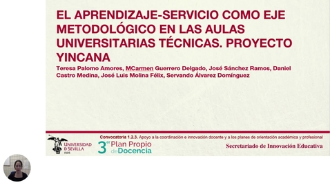 Miniatura para El aprendizaje-servicio como eje metodológico en las aulas universitarias técnicas. Proyecto YINCANA