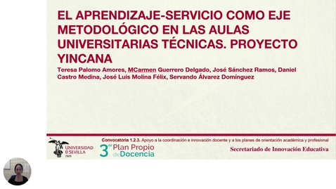 Miniatura para la entrada El aprendizaje-servicio como eje metodológico en las aulas universitarias técnicas. Proyecto YINCANA