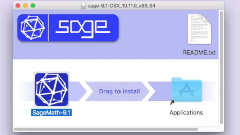Miniatura para Instalación de Sagemath en Mac OS X como .app con instalador .dmg