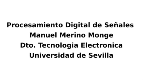 Miniatura para 1. Tipos de filtros y filtro FIR paso baja