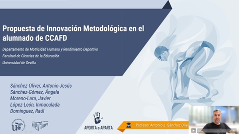 Miniatura para la entrada Propuesta de innovación metodológica en el alumnado del grado de ciencias de la actividad física y del deporte