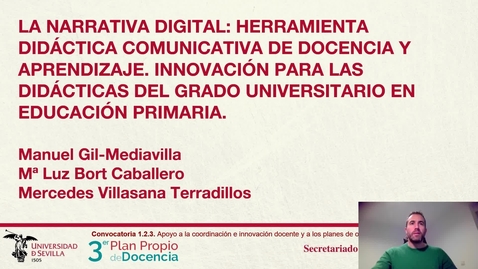 Miniatura para la entrada La narrativa digital: herramienta didáctica comunicativa de docencia y aprendizaje. Innovación para las didácticas del Grado Universitario en Educación Primaria