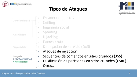 Miniatura para Ataques a la integridad
