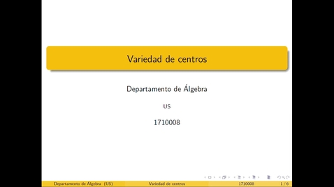 Miniatura para Variedad de centros