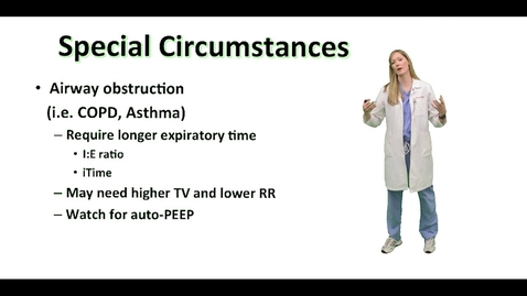 Thumbnail for Mechanical Ventilation, choosing ventilator settings