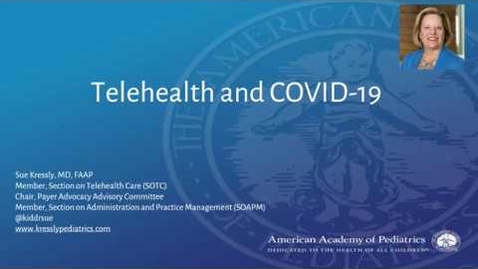 Thumbnail for entry Pediatric and Family Telehealth and COVID-19