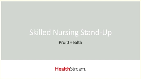 Thumbnail for entry COVID-19 Stand-Up Skilled Nursing Webinar with PruittHealth May 14, 2020
