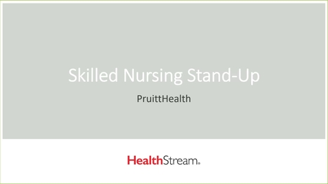 Thumbnail for COVID-19 Stand-Up Skilled Nursing Webinar with PruittHealth May 14, 2020