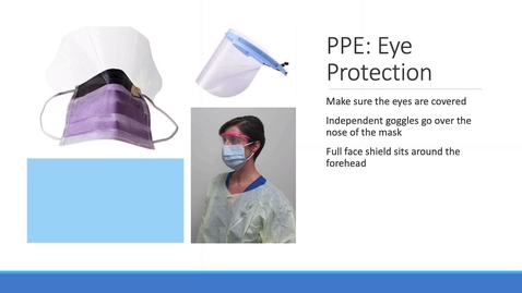 Thumbnail for entry Personal Protective Equipment (PPE) in Airborne Infection Isolation