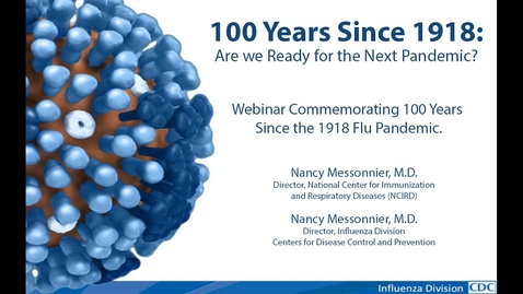 Thumbnail for entry 1918 Pandemic Partner Webinar