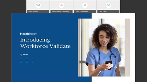 Thumbnail for Workforce Validate Webinar and Demo