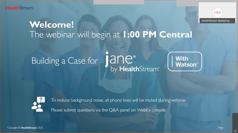 Thumbnail for Building a Case for Jane® Competency- November 10, 2020