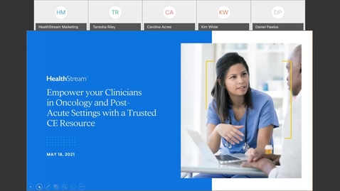 Thumbnail for entry Empower Your Clinicians in Oncology and Post-Acute Settings with a Trusted CE Resource