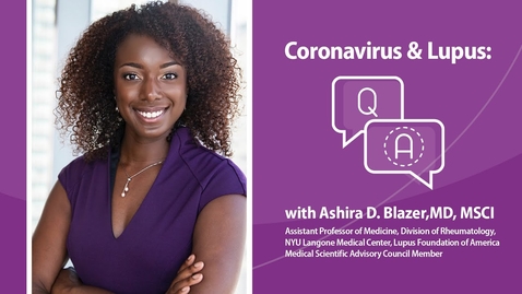 Thumbnail for Coronavirus and Lupus - Update March 20, 2020