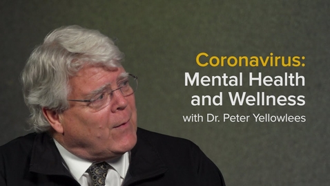 Thumbnail for Coronavirus: Mental Health and Wellness During the COVID-19 Pandemic