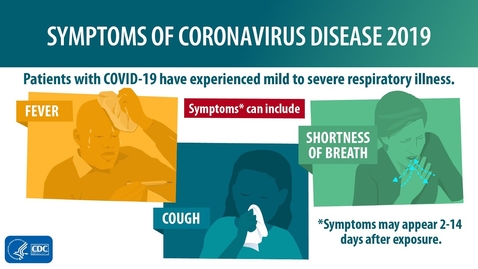 Thumbnail for entry Symptoms of Coronavirus Disease 2019