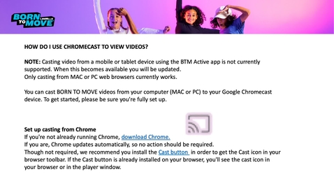 Thumbnail for entry HOWTO: How do I use Chromecast to view videos