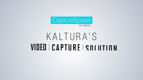 Thumbnail for entry CaptureSpace Overview