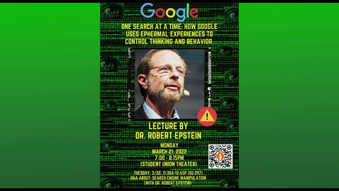 Thumbnail for One Search at a Time: How Google Uses Ephemeral Experiences to Control Thinking &amp; Behavior