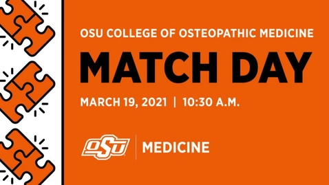 Thumbnail for entry OSU Center for Health Sciences Match Day 